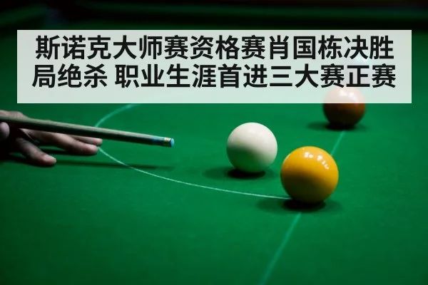 snooker player shot